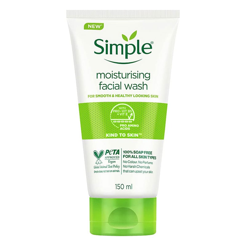ژل شستشو آبرسان سیمپل Simple moisturizing facial wash اصلی